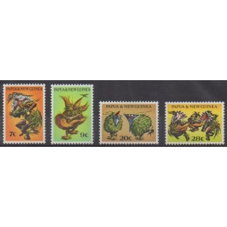 Acheter cette série de timbres de Papouasie-Nouvelle-Guinée de l'année 1971 (No 209/212).