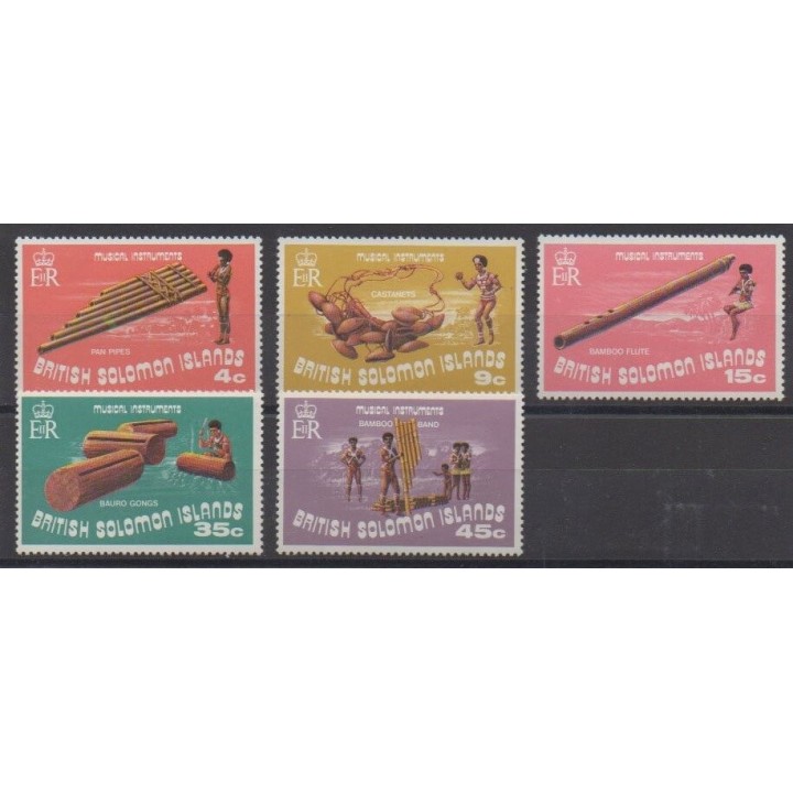 Buy this set of stamps of Solomon Islands of the year 1973 (Nb 235/239).