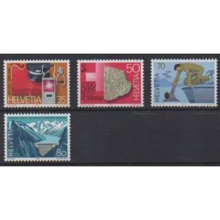 Acheter cette série de timbres de Suisse de l'année 1985 (No 1219/1222).