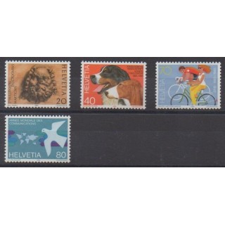 Acheter cette série de timbres de Suisse de l'année 1983 (No 1185/1188).