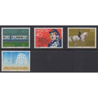 Buy this set of stamps of Swiss of the year 1982 (Nb 1161/1164).