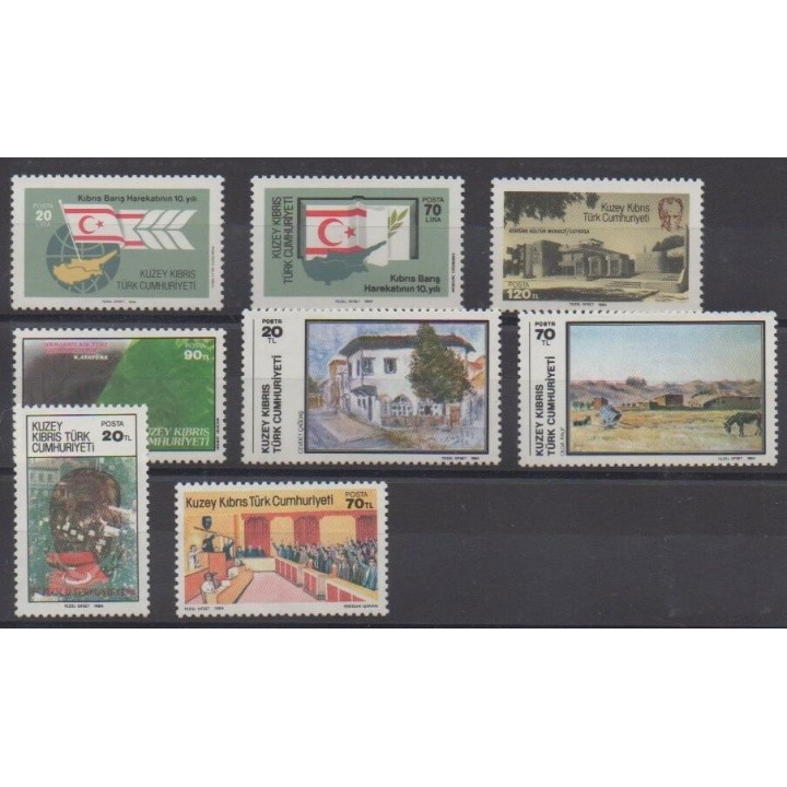 Buy this set of stamps of Turkey - Northern Cyprus of the year 1984 (Nb 132/139).