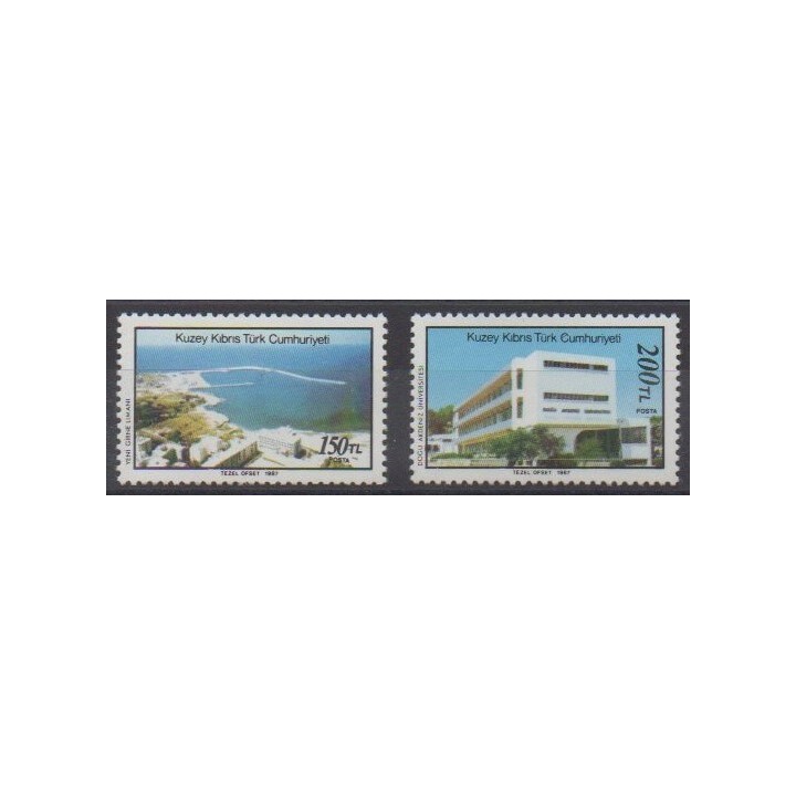 Buy this set of stamps of Turkey - Northern Cyprus of the year 1987 (Nb 203/204).