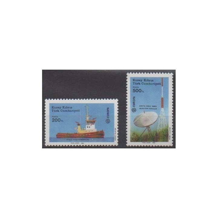 Acheter cette série de timbres de Turquie (Chypre du nord) de l'année 1988 (No 208/209).