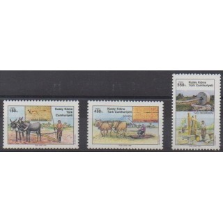 Acheter cette série de timbres de Turquie (Chypre du nord) de l'année 1989 (No 246/248).