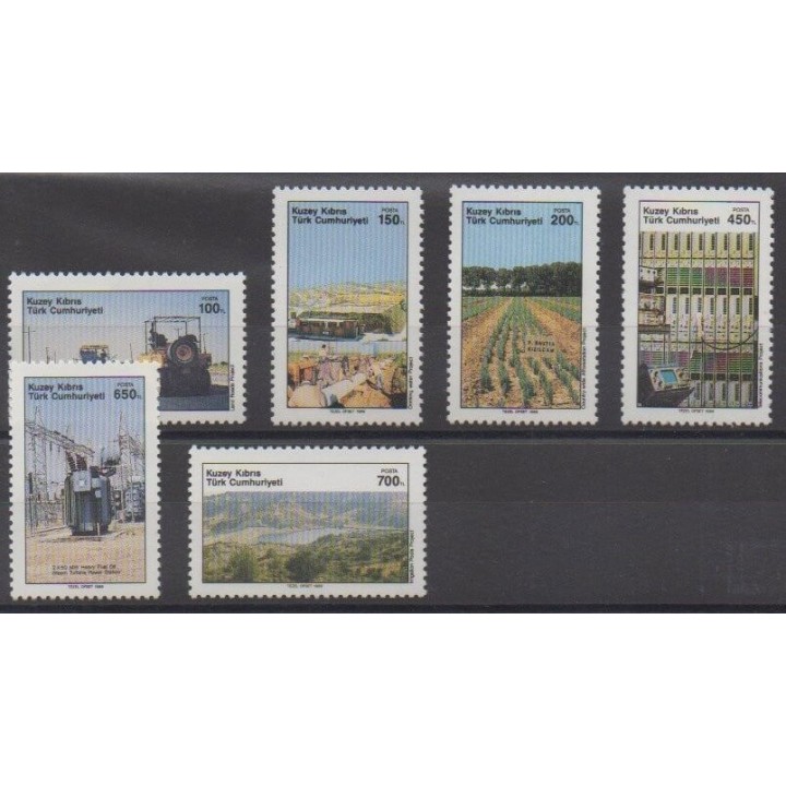 Acheter cette série de timbres de Turquie (Chypre du nord) de l'année 1989 (No 235/240).