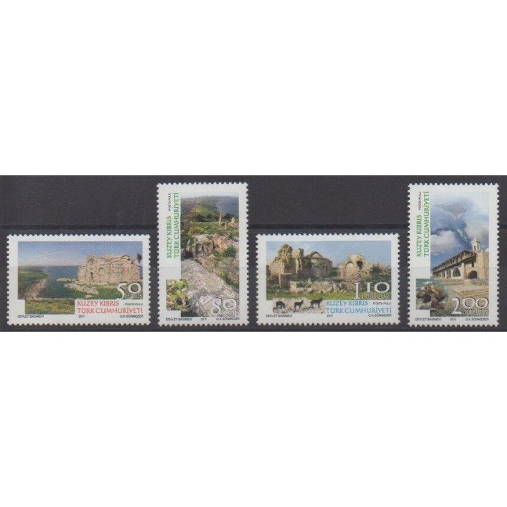 Acheter cette série de timbres de Turquie (Chypre du nord) de l'année 2011 (No 685/688).