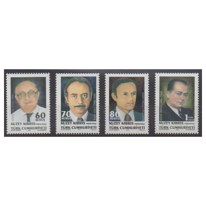 Acheter cette série de timbres de Turquie (Chypre du nord) de l'année 2010 (No 672/675).