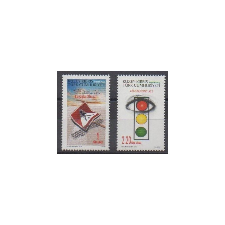 Acheter cette série de timbres de Turquie (Chypre du nord) de l'année 2013 (No 723/724).