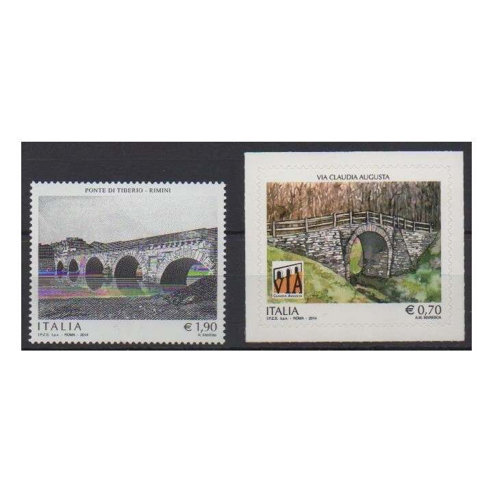 Buy this set of stamps of Italy of the year 2014 (Nb 3450/3451).