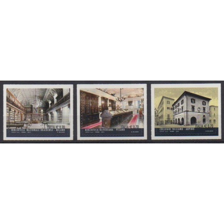 Buy this set of stamps of Italy of the year 2014 (Nb 3459/3461).