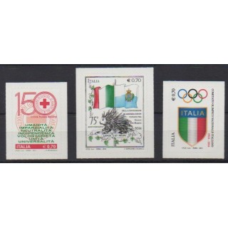 Acheter cette série de timbres d'Italie de l'année 2014 (No 3462/3464).
