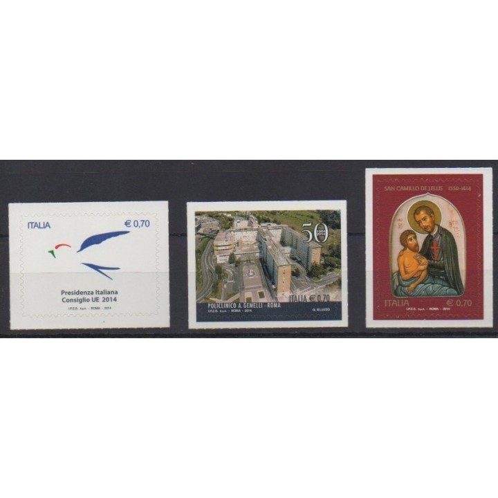 Acheter cette série de timbres d'Italie de l'année 2014 (No 3467/3469).