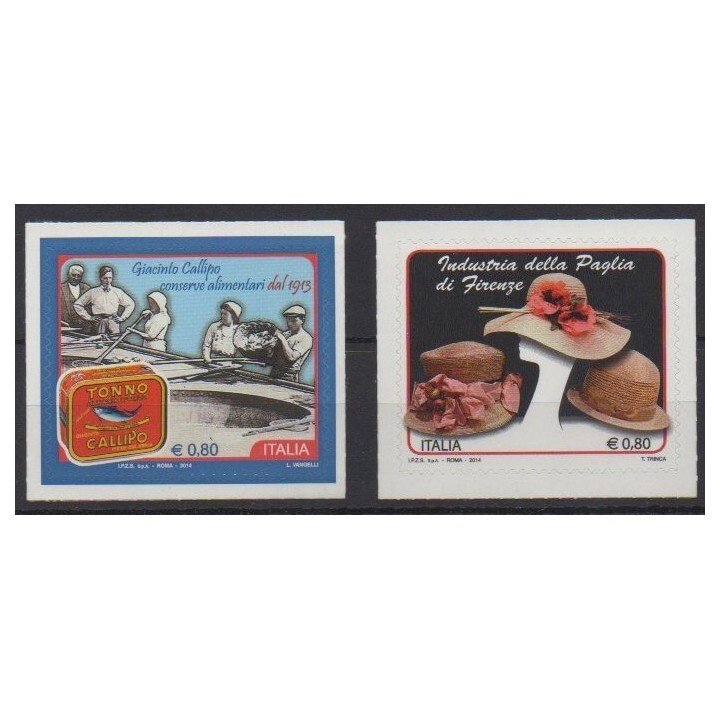 Acheter cette série de timbres d'Italie de l'année 2014 (No 3511/3512).