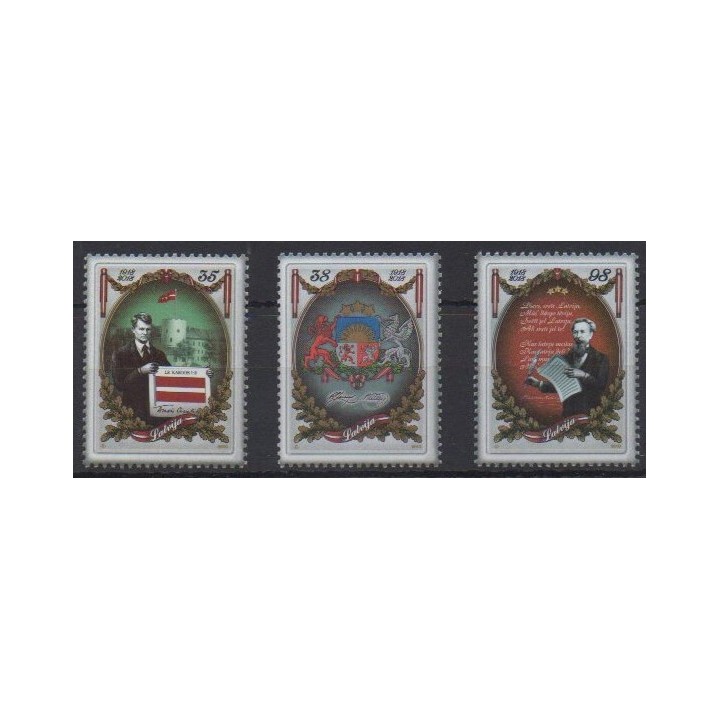 Buy this set of stamps of Latvia of the year 2010 (Nb 767/769).