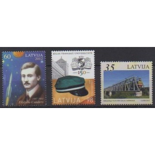 Buy this set of stamps of Latvia of the year 2012 (Nb 819/821).