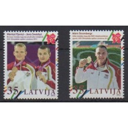 Lettonie - 2012 - No 825/826 - Jeux Olympiques d'été