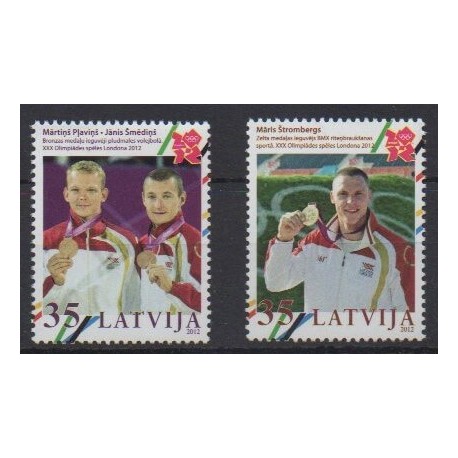 Latvia - 2012 - Nb 825/826 - Summer Olympics