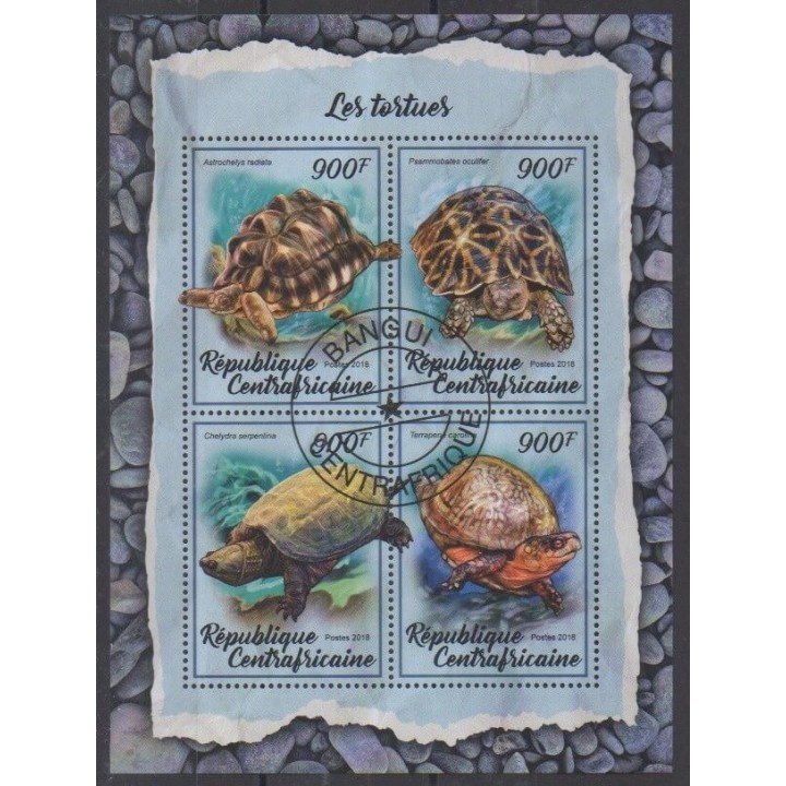 Acheter cette série de timbres de la République Centrafricaine de l'année 2018 (No 5409/5412). - Oblitéré