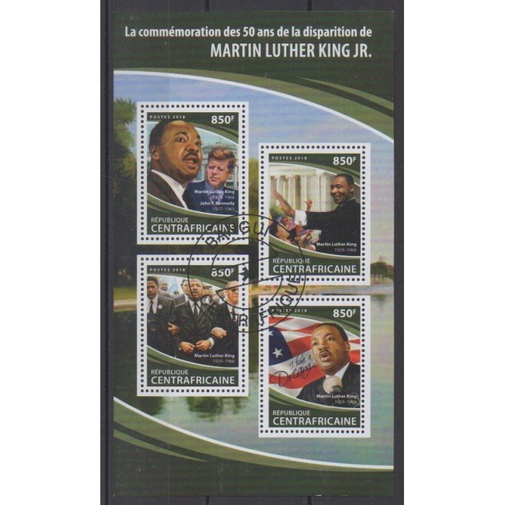 Acheter cette série de timbres de la République Centrafricaine de l'année 2018 (No 5473/5476). - Oblitéré