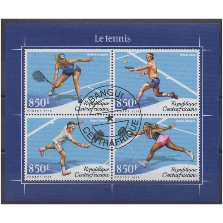 Acheter cette série de timbres de la République Centrafricaine de l'année 2018 (No 5819/5822). - Oblitéré
