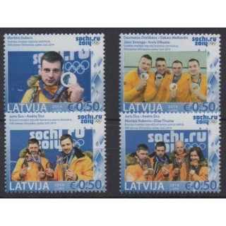 Buy this set of stamps of Latvia of the year 2014 (Nb 884/887).
