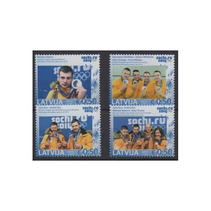 Buy this set of stamps of Latvia of the year 2014 (Nb 884/887).