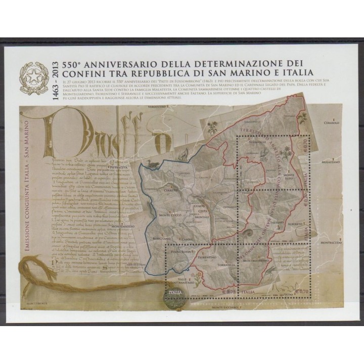 Acheter ce feuillet d'Italie de l'année 2013 (No F3378).