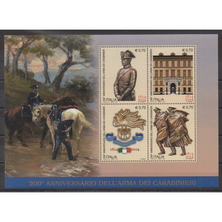 Buy this souvenir sheet  of Italy of the year 2014 (Nb F3470).