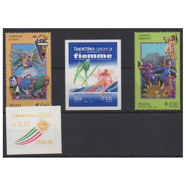 Acheter cette série de timbres d'Italie de l'année 2013 (No 3347/3350).
