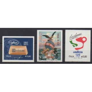 Acheter cette série de timbres d'Italie de l'année 2015 (No 3541/3543).