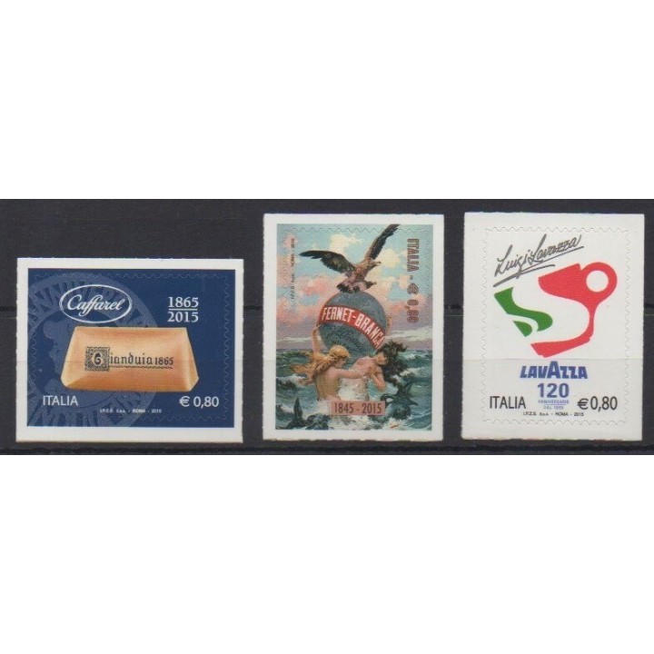 Acheter cette série de timbres d'Italie de l'année 2015 (No 3541/3543).