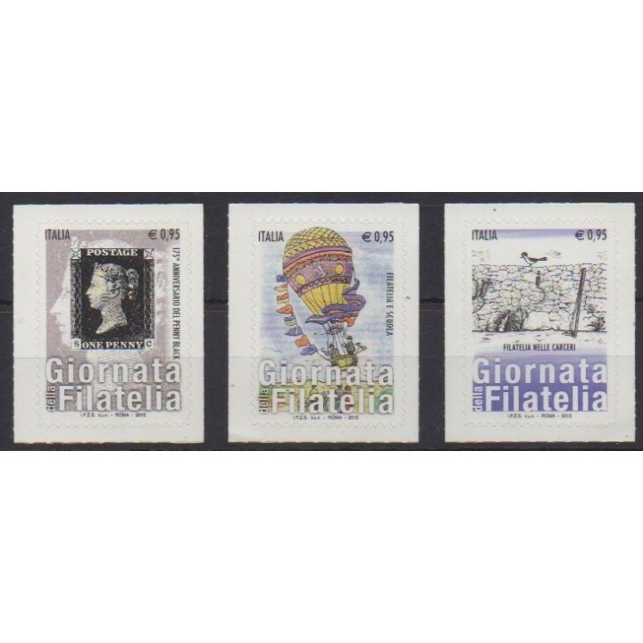Buy this set of stamps of Italy of the year 2015 (Nb 3617/3619).
