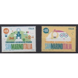 Italie - 2015 - No 3615/3616 - Sciences et Techniques