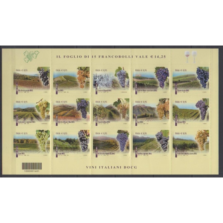 Acheter cette série de timbres d'Italie de l'année 2015 (No 3598/3612).