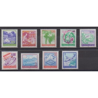 Acheter cette série de timbres de Yougoslavie de l'année 1990 (No 2267(B)/2275(B)).