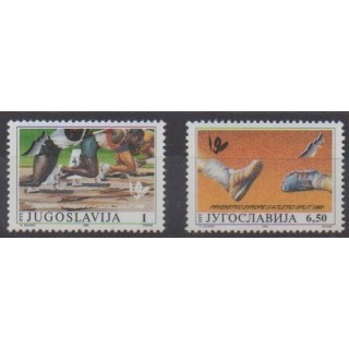 Acheter cette série de timbres de Yougoslavie de l'année 1990 (No 2303/2304).