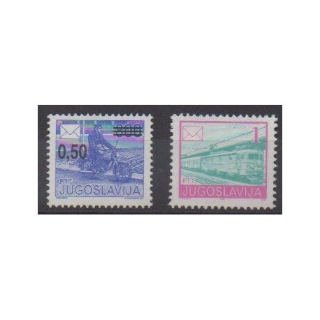 Yugoslavia - 1990 - Nb 2289/2290 - Transport