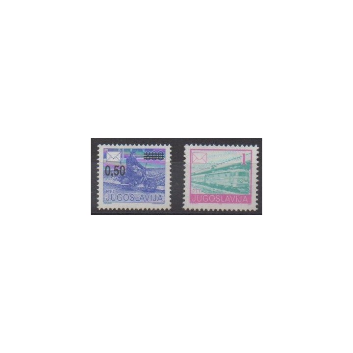 Acheter cette série de timbres de Yougoslavie de l'année 1990 (No 2289/2290).