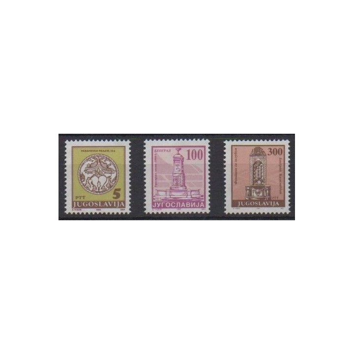 Acheter cette série de timbres de Yougoslavie de l'année 1992 (No 2434/2435).