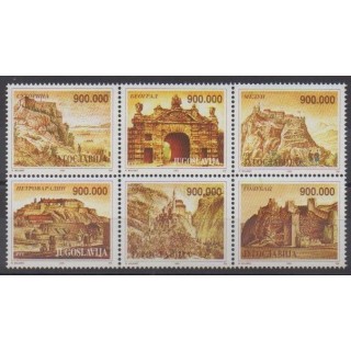 Acheter cette série de timbres de Yougoslavie de l'année 1993 (No 2463/2468).