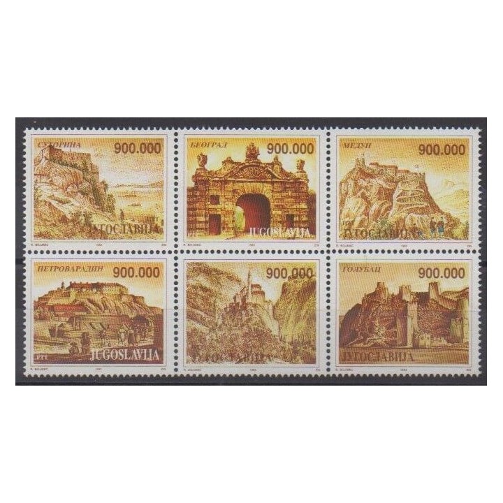 Buy this set of stamps of Yugoslavia of the year 1993 (Nb 2463/2468).