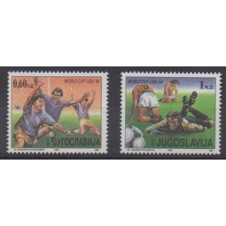 Acheter cette série de timbres de Yougoslavie de l'année 1994 (No 2520/2521).