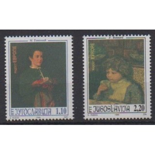 Buy this set of stamps of Yugoslavia of the year 1995 (Nb 2596/2597).