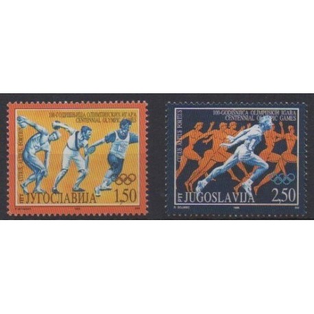 Yugoslavia - 1996 - Nb 2626/2627 - Summer Olympics