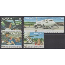 Vanuatu - 1997 - Nb 1025/1028 - Planes