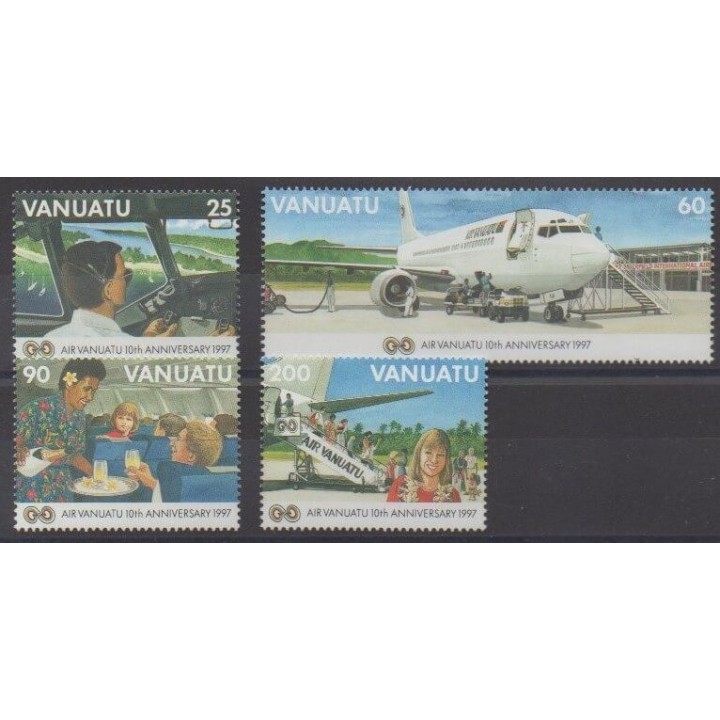 Acheter cette série de timbres du Vanuatu de l'année 1997 (No 1025/1028).