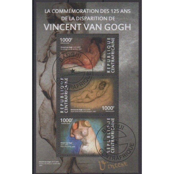Acheter cette série de timbres de la République Centrafricaine de l'année 2015 (No 3663/3665). - Oblitéré