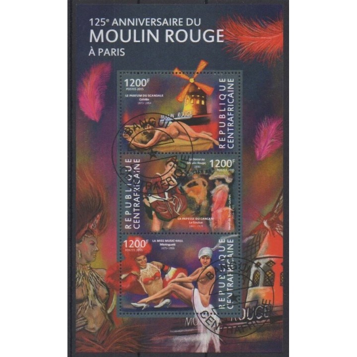 Acheter cette série de timbres de la République Centrafricaine de l'année 2015 (No 3708/3710). - Oblitéré
