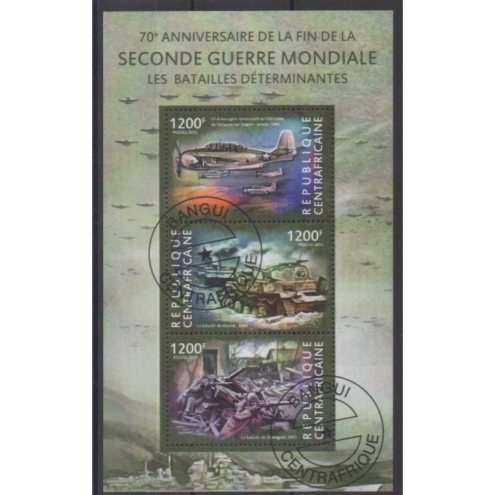 Buy this set of stamps of Central African Republic of the year 2015 (Nb 3696/3698). - Used